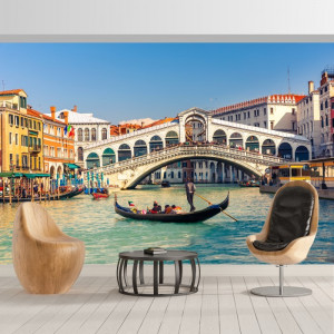 Fototapet Podul Rialto Venetia Italia IVE33