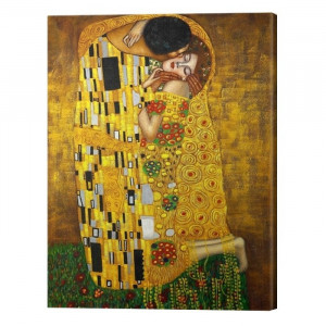 Tablou Canvas Gustav Klimt Sarutul TPGK16