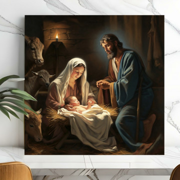 Tablou Canvas Naşterea Domnului Iisus Hristos ICR43
