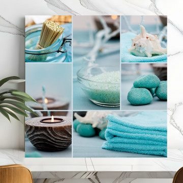 Tablou Canvas Colaj Spa Aromaterapie MSP62