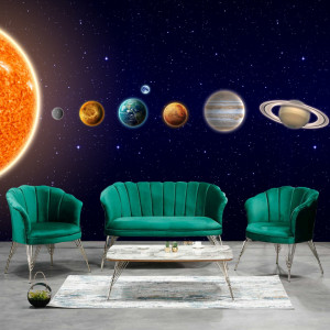 Fototapet 3D Soarele si Planetele OUS78