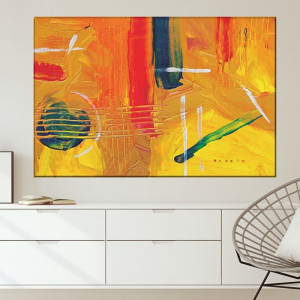 Tablou Canvas Abstract Bucurie de Culori CTB52
