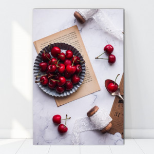 Tablou Canvas Tavita cu Cirese Coapte GFL101
