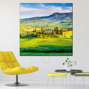 Tablou Peisaj Frumos din Toscana la Apus, Italia RIT93