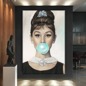 Tablou Canvas, Celebritati, Audrey Hepburn TCEF14