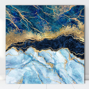 Tablou Canvas Abstract Blue Marm ATF49