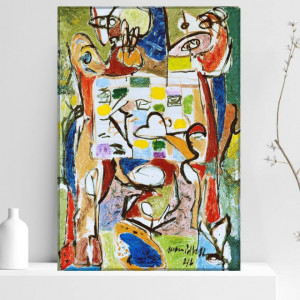 Tablou Canvas Jackson Pollock The Tea Cup ARJP5