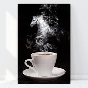 Tablou Canvas Power Horse Coffee BRF57