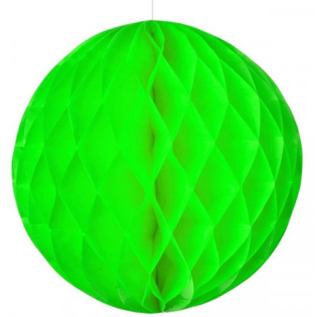 Globulet pentru petrecere, Lejla, din hartie, verde, 30 cm