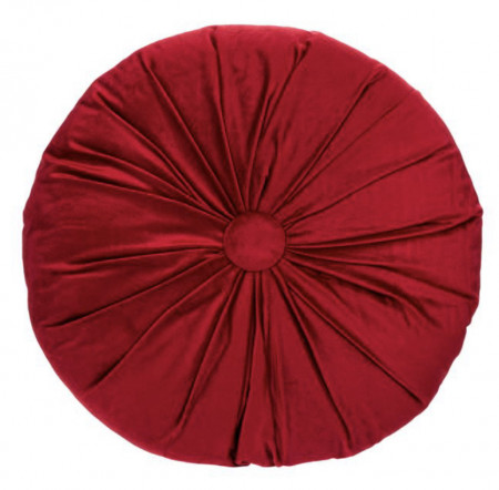 Perna decorativa rotunda ,catifea Visinie,40cm x 10 cm