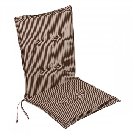 Perna pentru scaun cu spatar, Lejla impermeabila, 93×43 cm, maro -crem