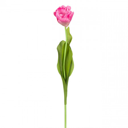 Floare artificiala, Lejla, Lalea roz 50 cm