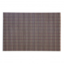 Suport farfurie, Lejla, bambus, negru/bej, 30×45 cm