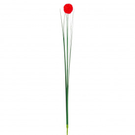Crenguta verde, Lejla, cu bila rosie, 75 cm