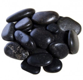 Pietre decorativa, Lejla, negre, dimensiune: 3-4 cm, 1 kg