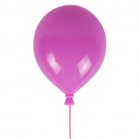 Aplica perete Lejla pentru camera copiilor, forma balon roz