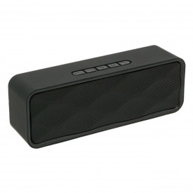 Boxa Bluetooth, Lejla, negra, 7×4.5×22 cm