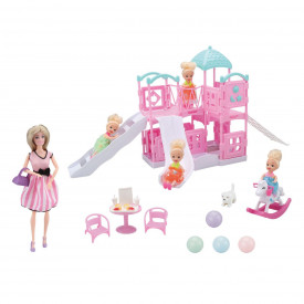 Set papusi, Lejla,5 figurine, loc de joaca