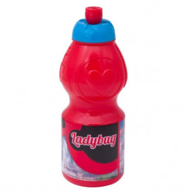 Sticla pentru copii, Lejla, din plastic, 400 ml, Ladybug