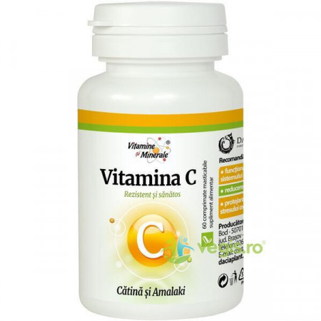VITAMINA C DIN CATINA SI AMALAKI 60 CPR DACIA PLANT