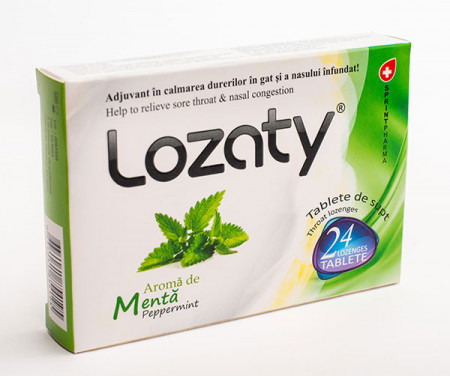 LOZATY AROMA DE MENTA 24 TAB SPRINT PHARMA