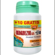 MAGNEZIU 375MG+B6 30CPR COSMOPHARM