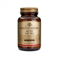 PANTOTHENIC ACID (VITAMINA B5) 200mg tabs 100cps SOLGAR