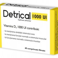 DETRICAL D3 1000IU 60CPR ZDROVIT