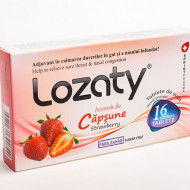 LOZATY AROMA DE CAPSUNE FARA ZAHAR 16 TAB SPRINT PHARMA