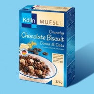 MUSLI CROCANT OVAZ+BISCUITI CACAO&CIOCOLATA ALBA 375GR ACTIV PHARMA STAR