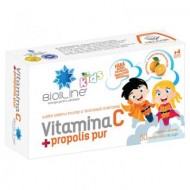 VITAMINA C+PROPOLIS PUR COPII 30CPR HELCOR