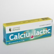 CALCIU LACTIC 500MG 20CPR REMEDIA
