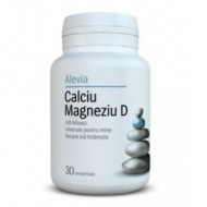 CALCIU+MAGNEZIU+VITAMINA D 30CPR ALEVIA
