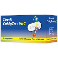 CaMgZn + Vitamina C 50 cpr ZDROVIT