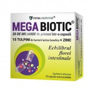 MEGA BIOTIC 20 DE MILIARDE+ZINC 10CPS COSMOPHARM