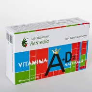 VITAMINA A+D2 NATURALA 30CPS REMEDIA