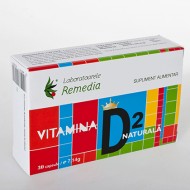 VITAMINA D2 NATURALA 30CPS REMEDIA