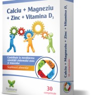 CALCIU+MAGNEZIU+ZINC+VIT D3 30CPR POLIPHARMA