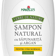 SAMPON NATURAL (cu sapunarita si argan) PAR NORMAL 300ml MANICOS
