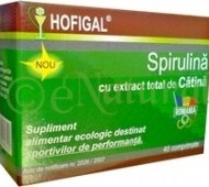 SPIRULINA CU EXTRACT TOTAL DE CATINA 40cpr HOFIGAL