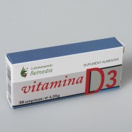 VITAMINA D3 30CPS REMEDIA
