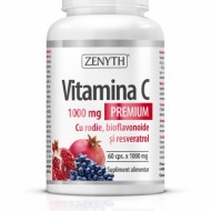 VITAMINA C PREMIUM 1000MG RODIE&BIOFLAVONOIDE&RESVERATROL 60CPS ZENYTH