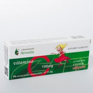 VITAMINA C CAPSUNI 100MG 20CPR REMEDIA