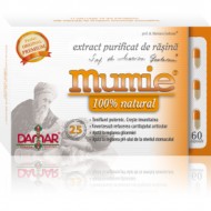 MUMIE EXTRACT PURIFICAT DE RASINA 60CPS DAMAR GENERAL