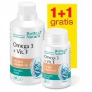 OMEGA 3 1000MG + VITAMINA E 90CPS +30CPS GRATIS ROTTA NATURA