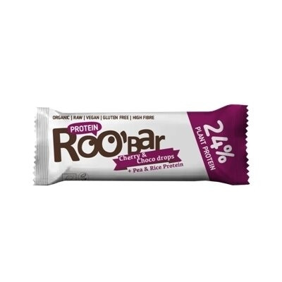 Baton Proteic Cirese Ciocolata Raw Eco G Roobar