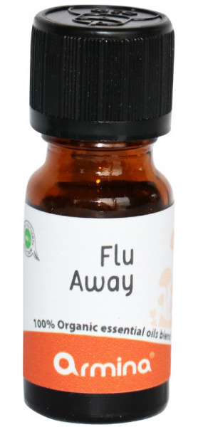Blend din uleiuri esentiale FLU AWAY pentru difuzer bio 10ml ARMINA