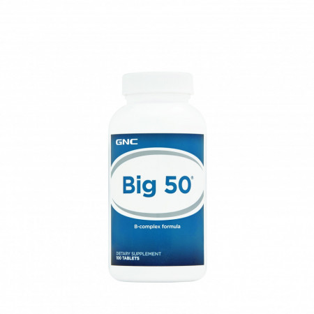 Complex de Vitamine B 50, 100tab, GNC