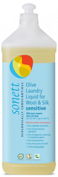 DETERGENT ECOLOGIC LICHID PT. LANA SI MATASE NEUTRU 1L Sonett