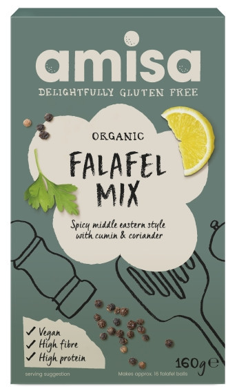 Mix pentru falafel fara gluten eco 160g Amisa